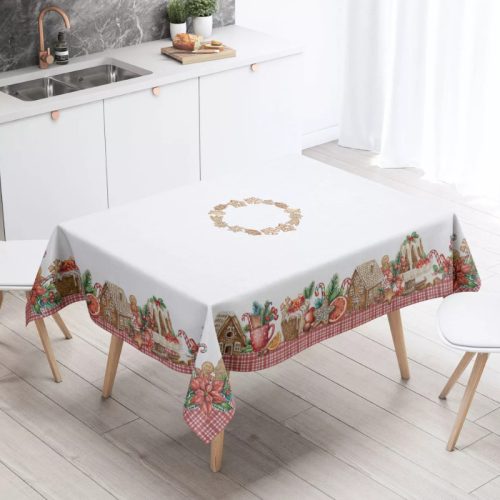 Mézeskalácsos pamut asztalterítő, 140 x 240 cm