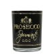 Üveg teamécses tartó, Prosecco felirattal, fekete, 12 cm