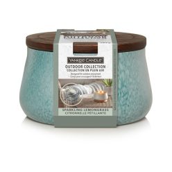   Sparkling lemongrass, Yankee Candle kültéri illatgyertya, 283 g (citromfű, virágok)
